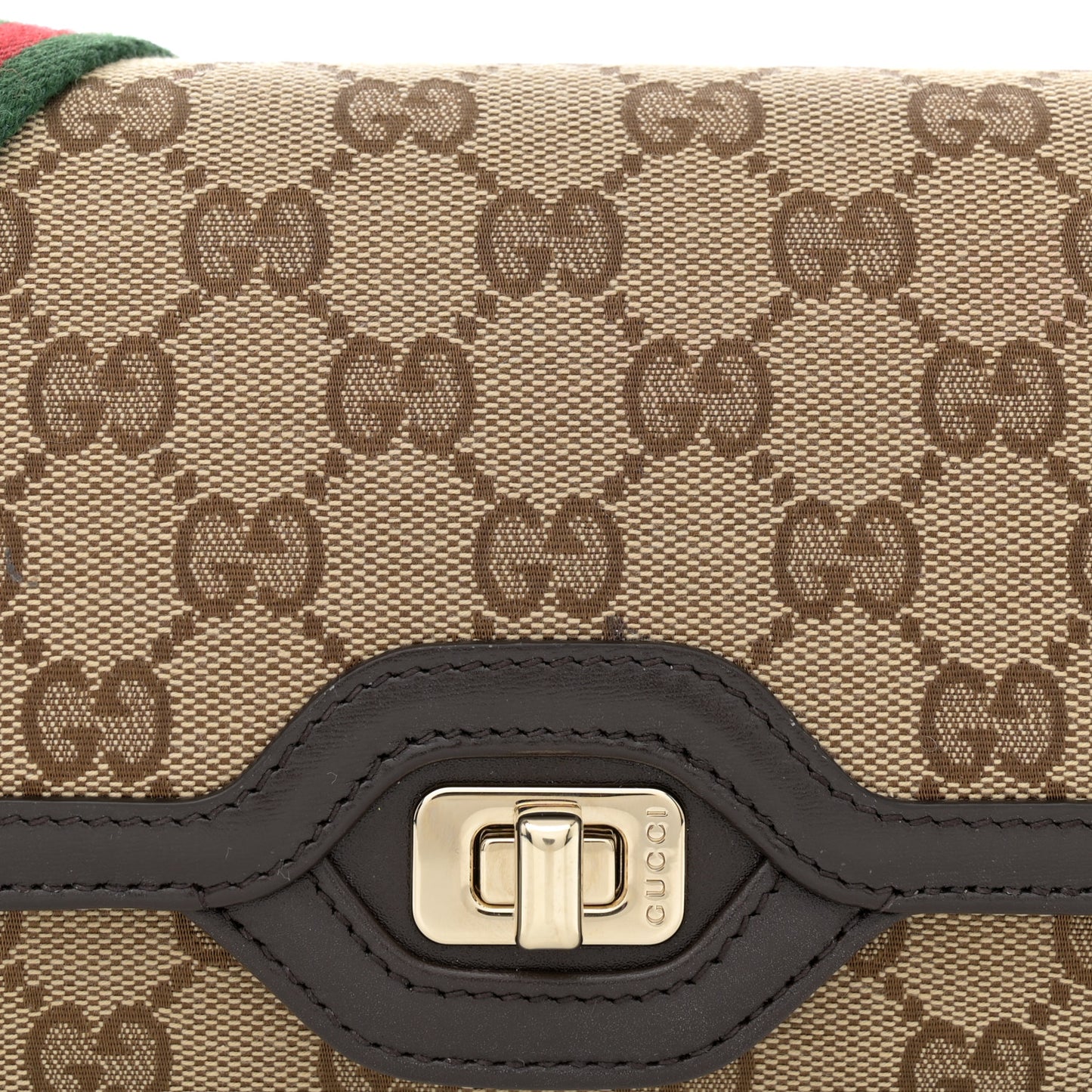 GG Monogram Small Luce Shoulder Bag Beige Ebony