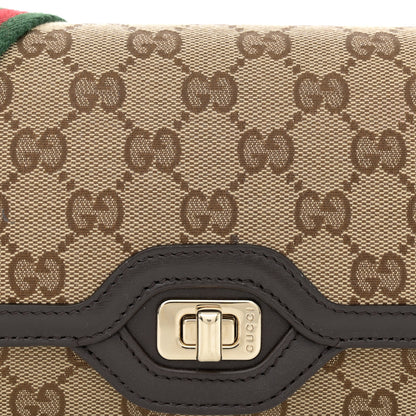 Gucci GG Monogram Small Luce Shoulder Bag Beige Ebony 9 of 12