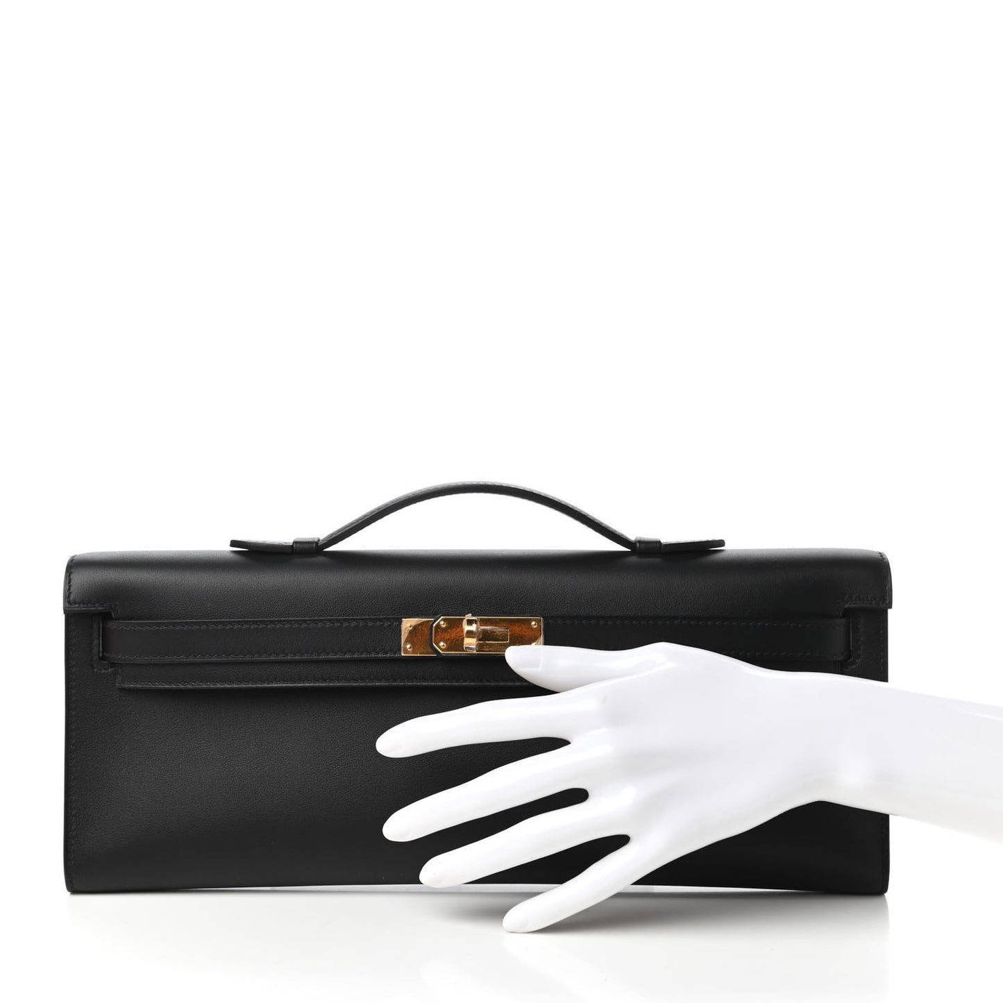 Swift Kelly Cut Clutch Pochette Black