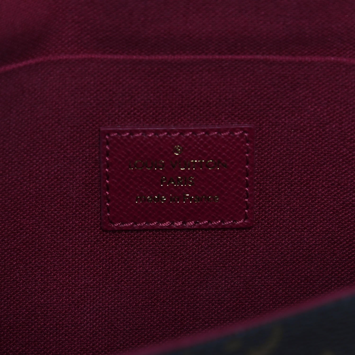 Louis Vuitton Monogram Pochette Felicie Chain Wallet Fuchsia 6 of 11