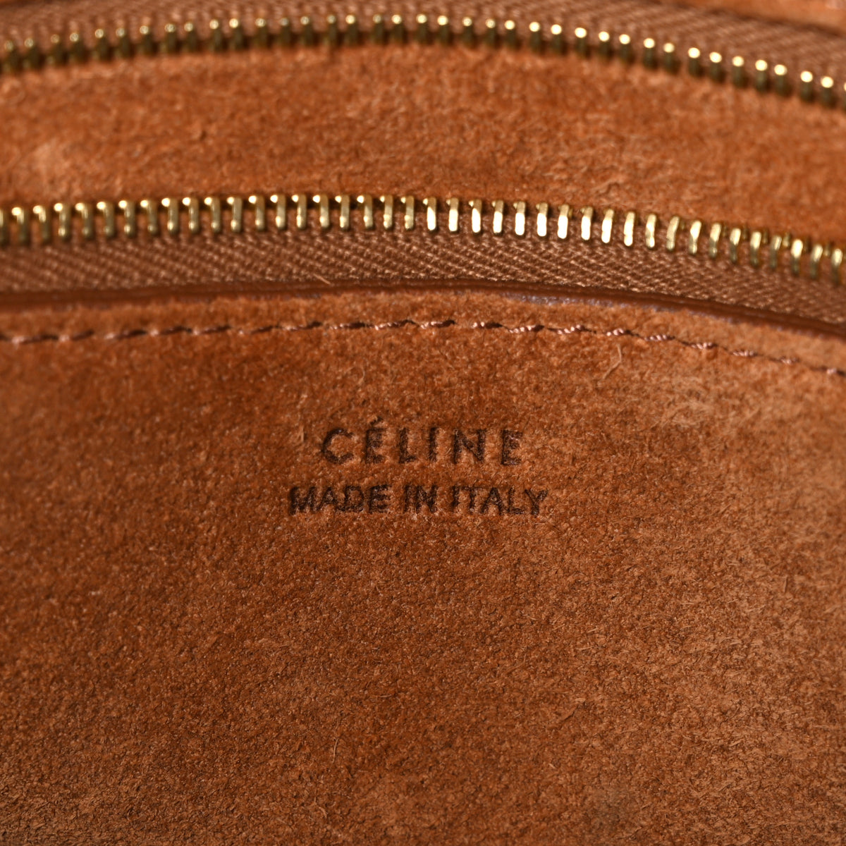 Natural Calfskin Seau Sangle Bucket Bag Tan