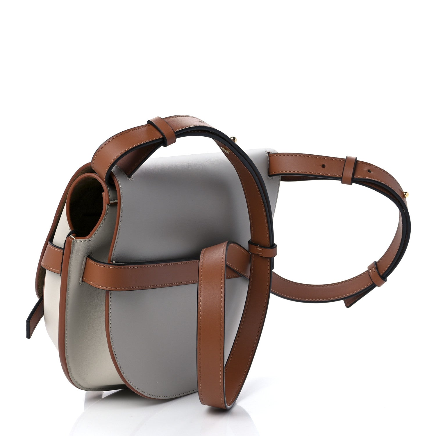 Loewe Calfskin Small Dual Gate Crossbody Bag Ghost Light Ghost 2 of 10