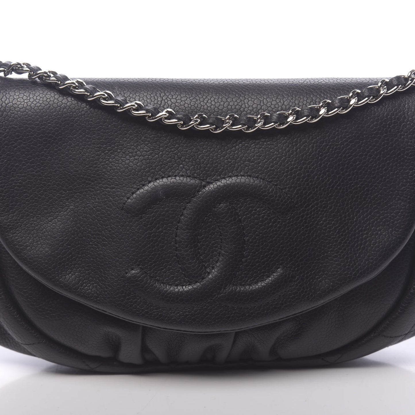 Caviar Half Moon Wallet On Chain WOC Black
