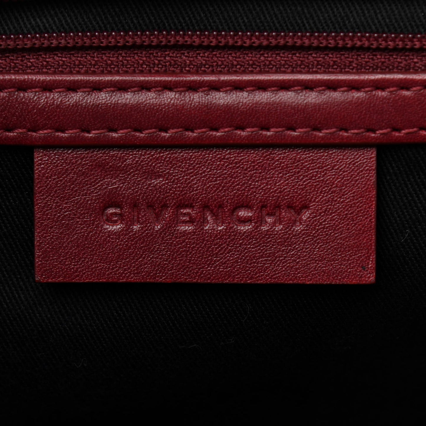 Calfskin Top Handle Satchel Burgundy
