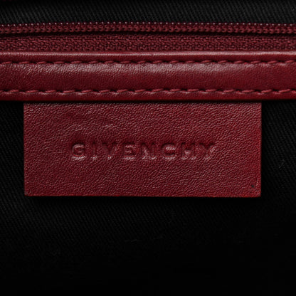 Givenchy Calfskin Top Handle Satchel Burgundy 6 of 13