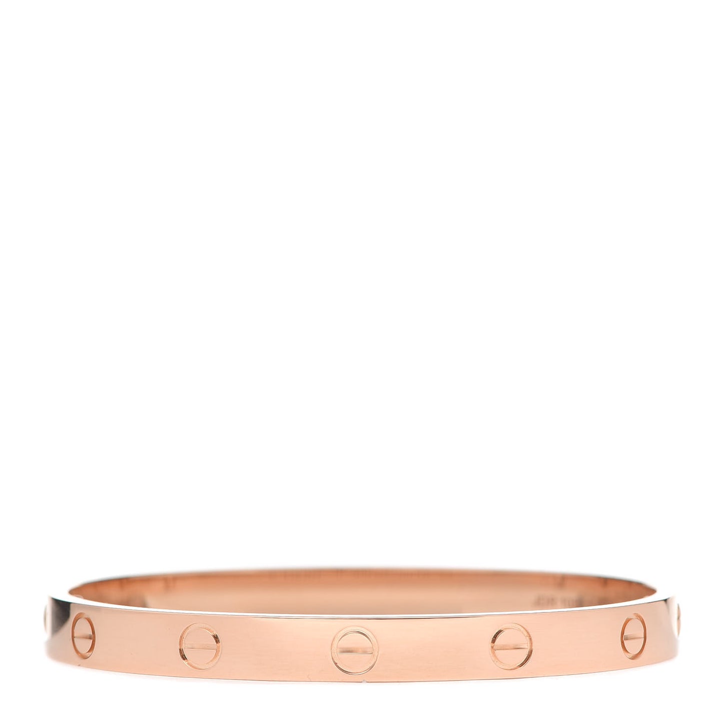 18K Pink Gold LOVE Bracelet 17