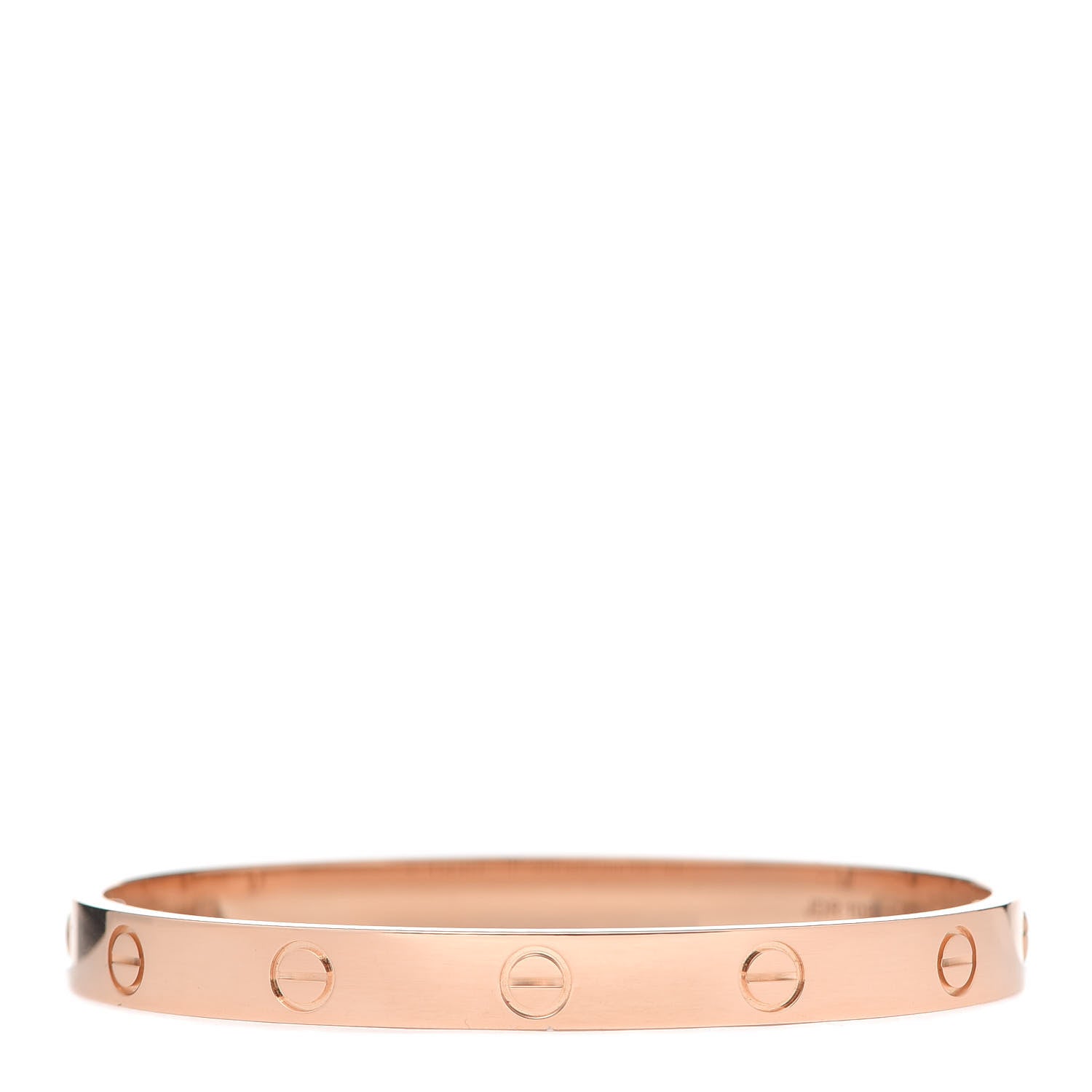 Cartier 18K Pink Gold LOVE Bracelet 17 3 of 7