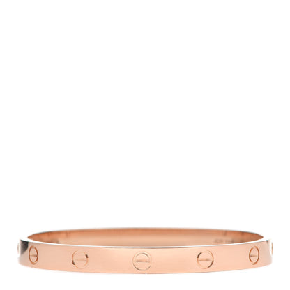 Cartier 18K Pink Gold LOVE Bracelet 17 3 of 7
