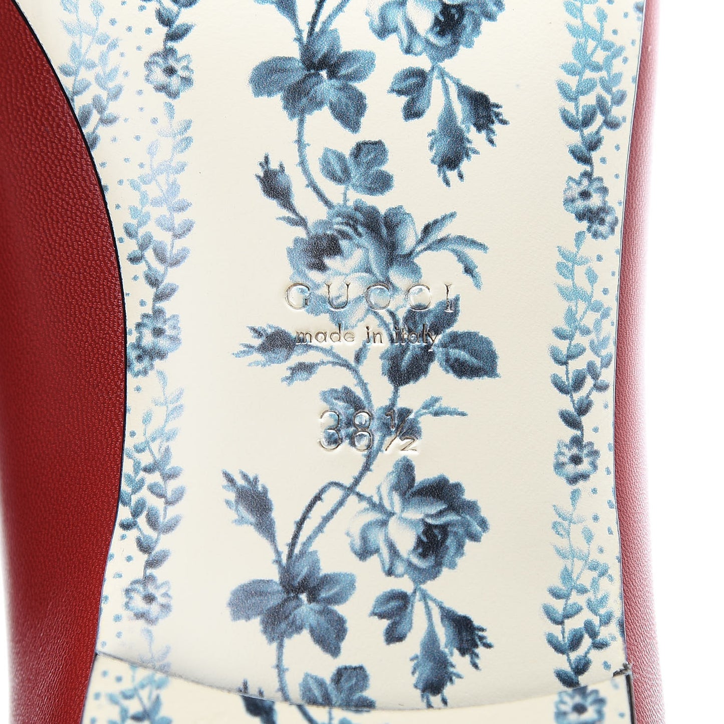 Malaga Kid Elaphe Yva Ballet Flats 38.5 Hibiscus Red