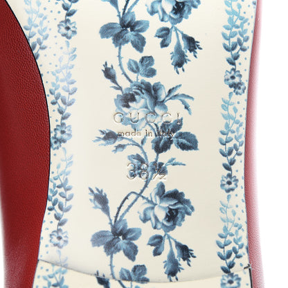Gucci Malaga Kid Elaphe Yva Ballet Flats 38.5 Hibiscus Red 5 of 8