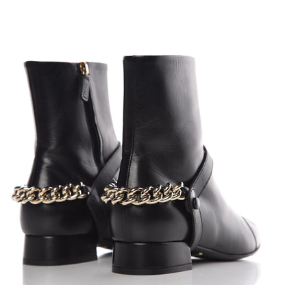 Gucci Malaga Kid Calfskin Soho Boots 36.5 Black 4 of 10