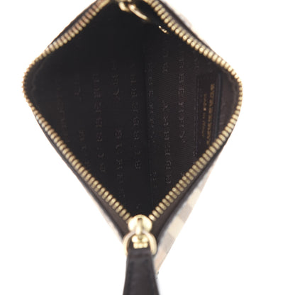 Burberry Haymarket Check Lindal Coin Case Chocolate 5 of 6