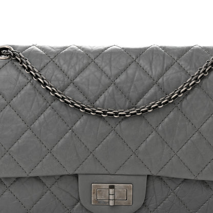 Chanel Aged Calfskin Quilted 2.55 Reissue 227 Flap Grey 8 of 10