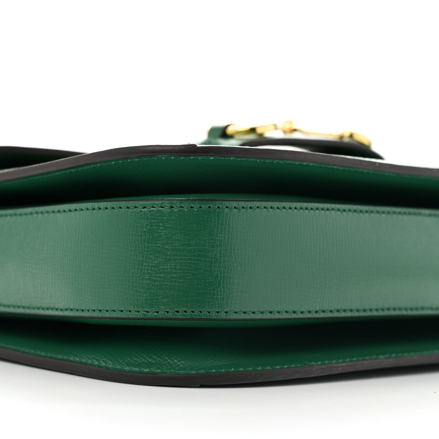 Azalea Calfskin Horsebit 1955 Shoulder Bag New Shamarock Emerald