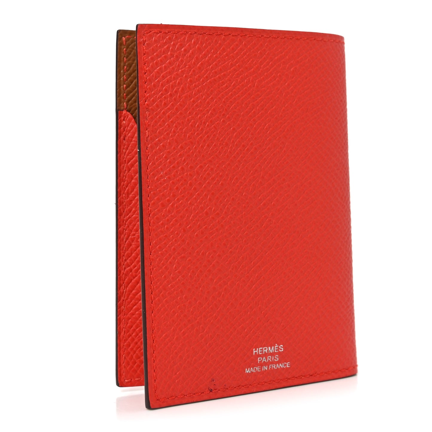 Epsom Doado Card Holder Capucine Gold