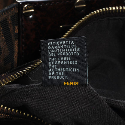 Fendi Zucca Mia Tote Tobacco 8 of 9