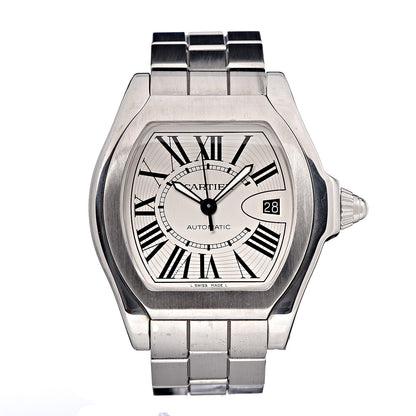 Cartier Stainless Steel 37mm Roadster Automatic Watch 1 of 6