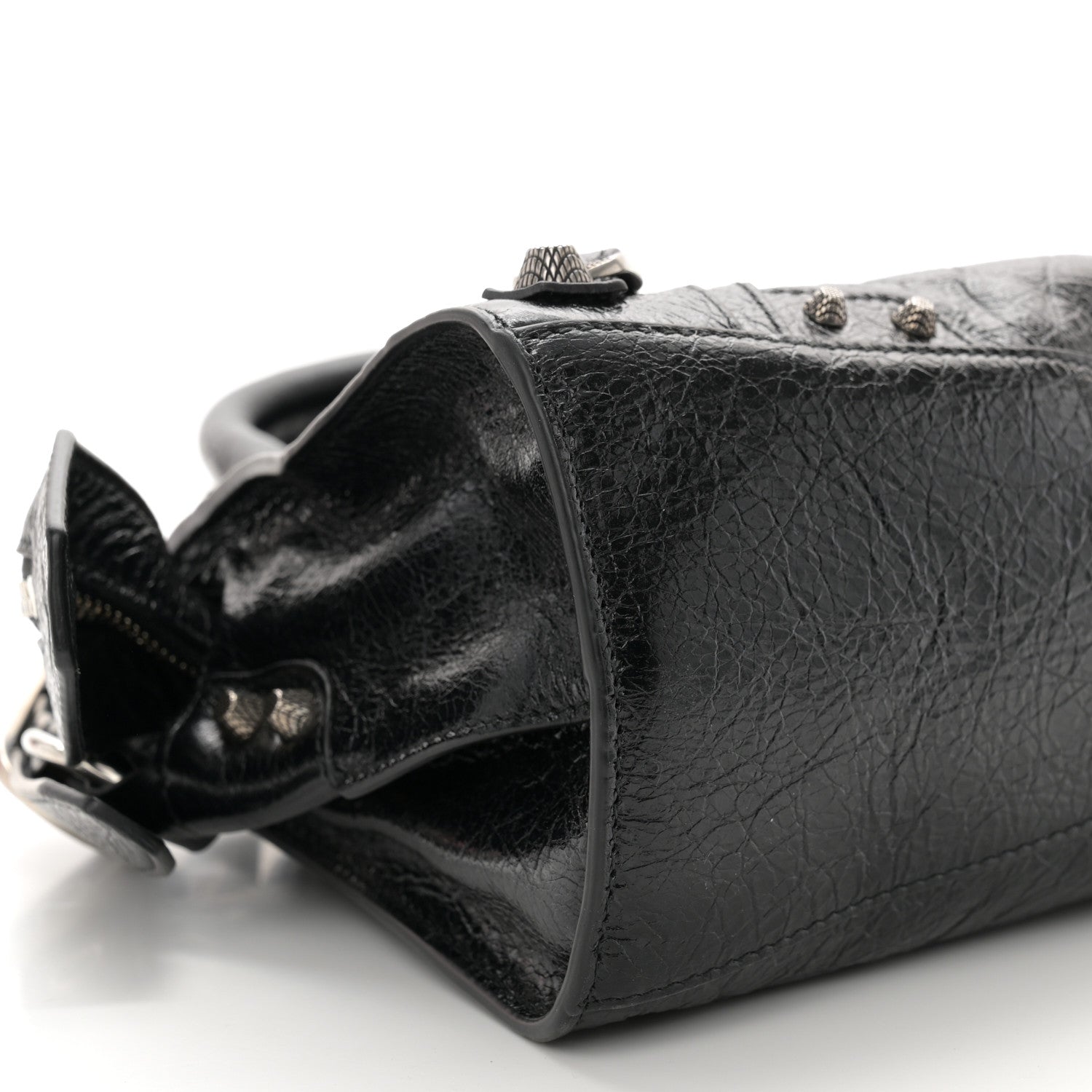 Balenciaga Agneau Arena Neo Cagole Handbag XS Black 10 of 11