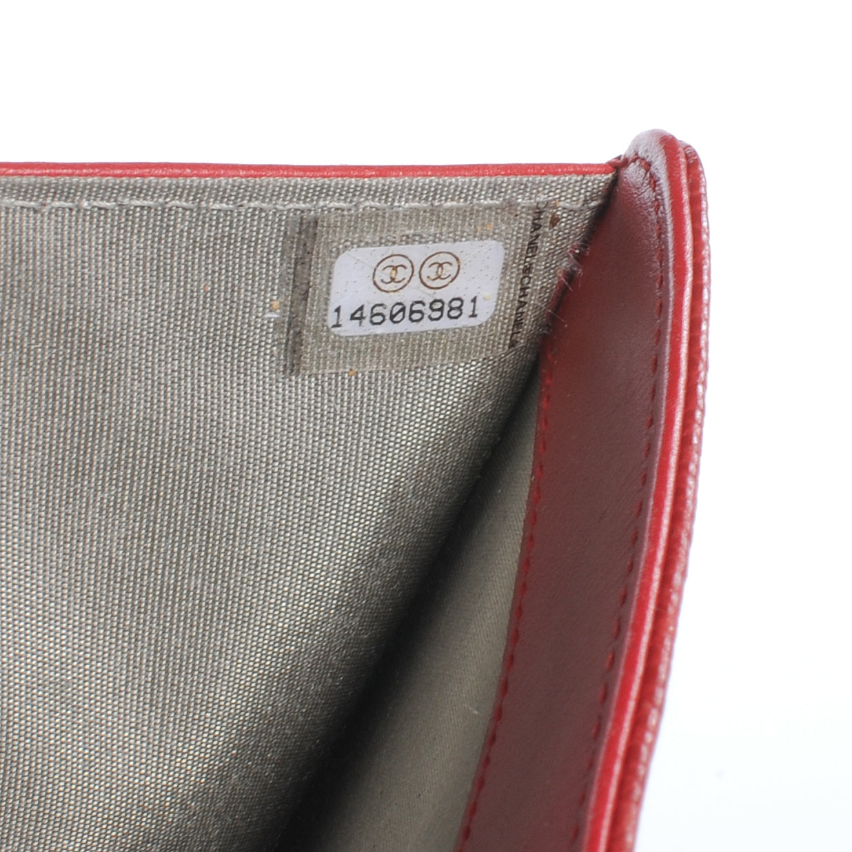 Chanel Caviar Large Flap Wallet Red 8 of 9