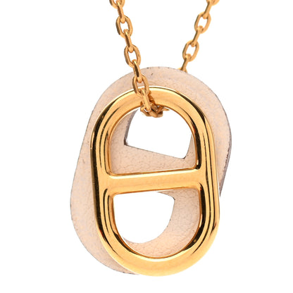 Hermes Swift O'Maillon Pendant Necklace Nata 4 of 7
