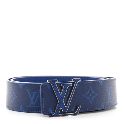 Louis Vuitton Monogram 40mm Reversible LV Initiales Belt 100 40 Cobalt Blue 1 of 9