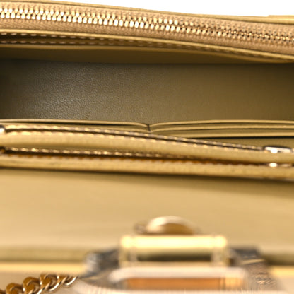 Balenciaga Mirror Calfskin Hourglass Chain Bag Gold 5 of 13