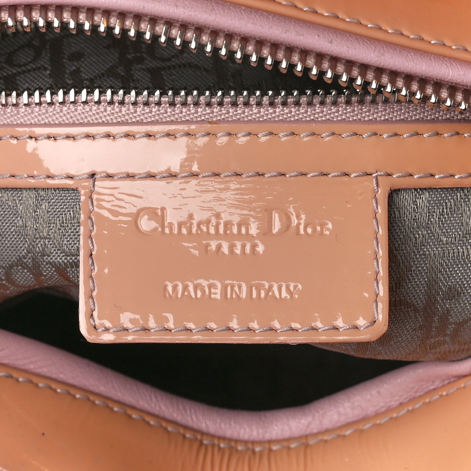 Christian Dior Patent Cannage Medium Lady Dior Rose Clair 6 of 15