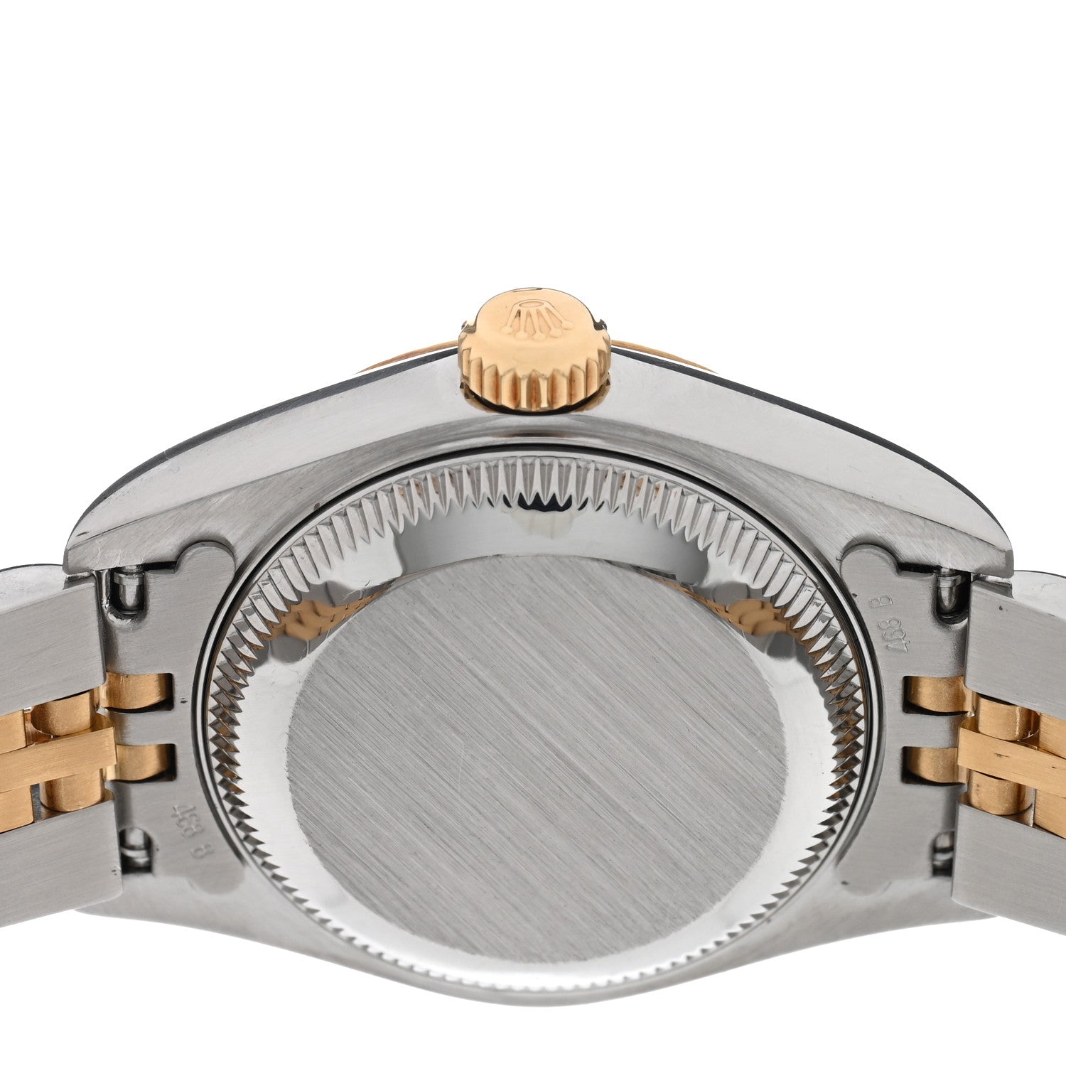 Rolex Stainless Steel 18K Yellow Gold 26mm Oyster Perpetual Datejust Watch White Roman 79173 4 of 5
