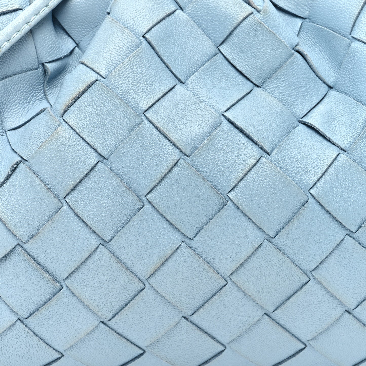 Nappa Intrecciato The Mini Pouch Ice