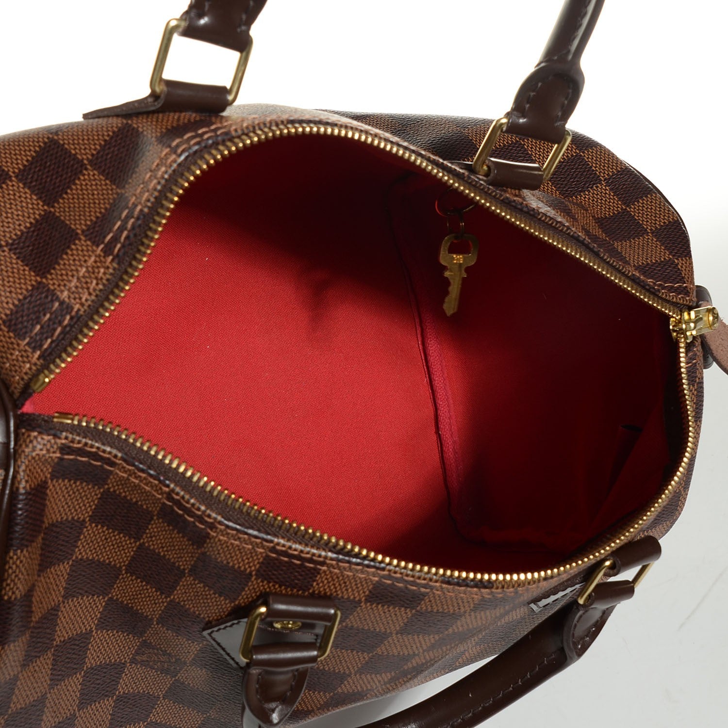 Louis Vuitton Damier Ebene Speedy 30 5 of 8