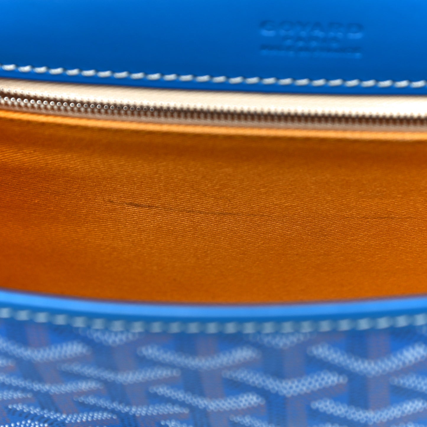 Goyardine Belvedere PM Messenger Bag Sky Blue