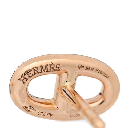 Hermes 18K Rose Gold TPM Farandole Stud Earrings 4 of 5
