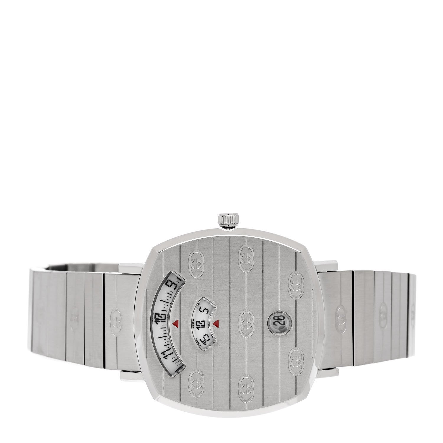 Gucci Stainless Steel 35mm Grip Quartz Watch 2 of 5