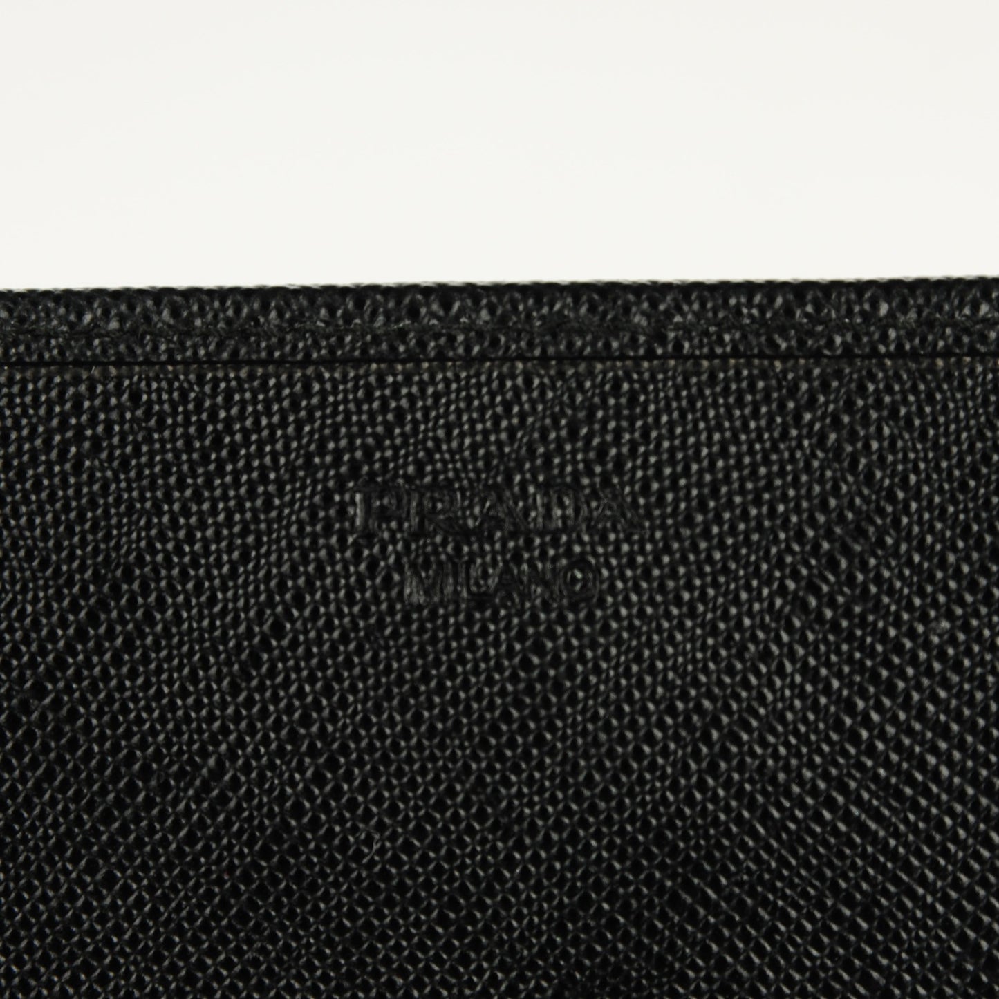 Saffiano Metal Oro Chain Wallet Nero Black
