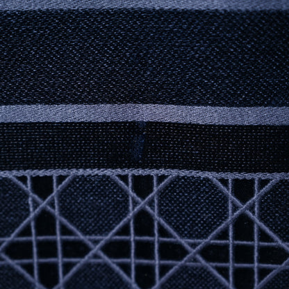 Christian Dior Velvet Cannage Large Book Tote Navy Blue 16 of 17