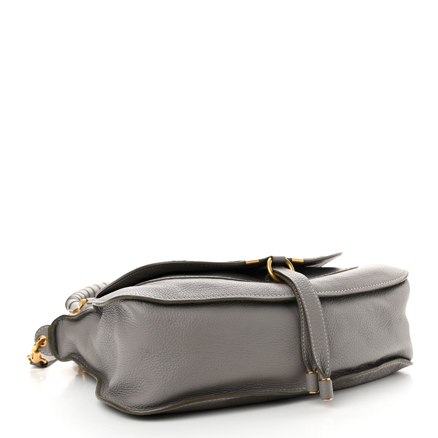 Chloe Calfskin Medium Marcie Satchel Cashmere Grey 4 of 11