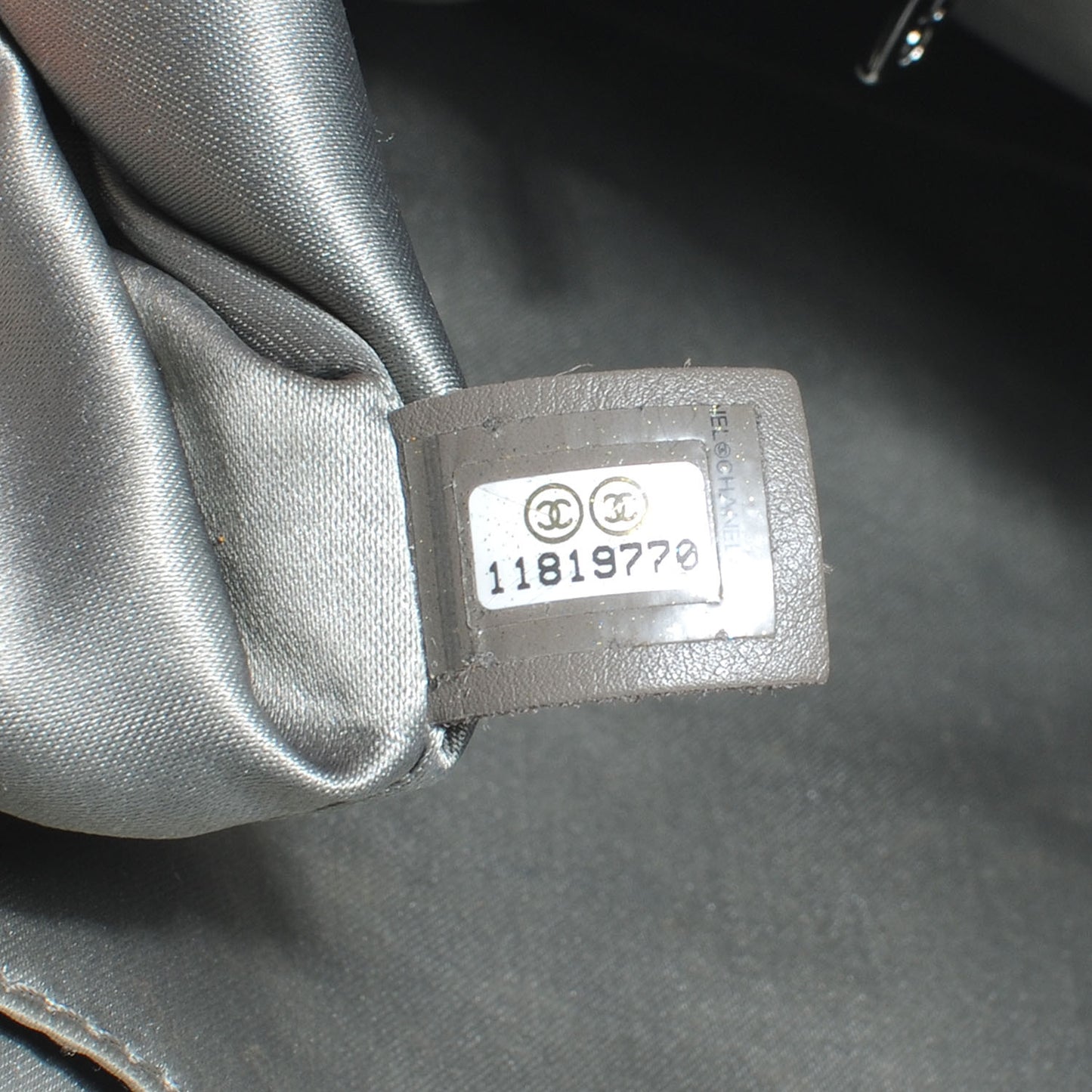 Patent Patchwork Brooklyn Large Tote Black