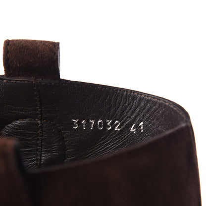 Gucci Suede Knee High Boots 41 Moro 8 of 10