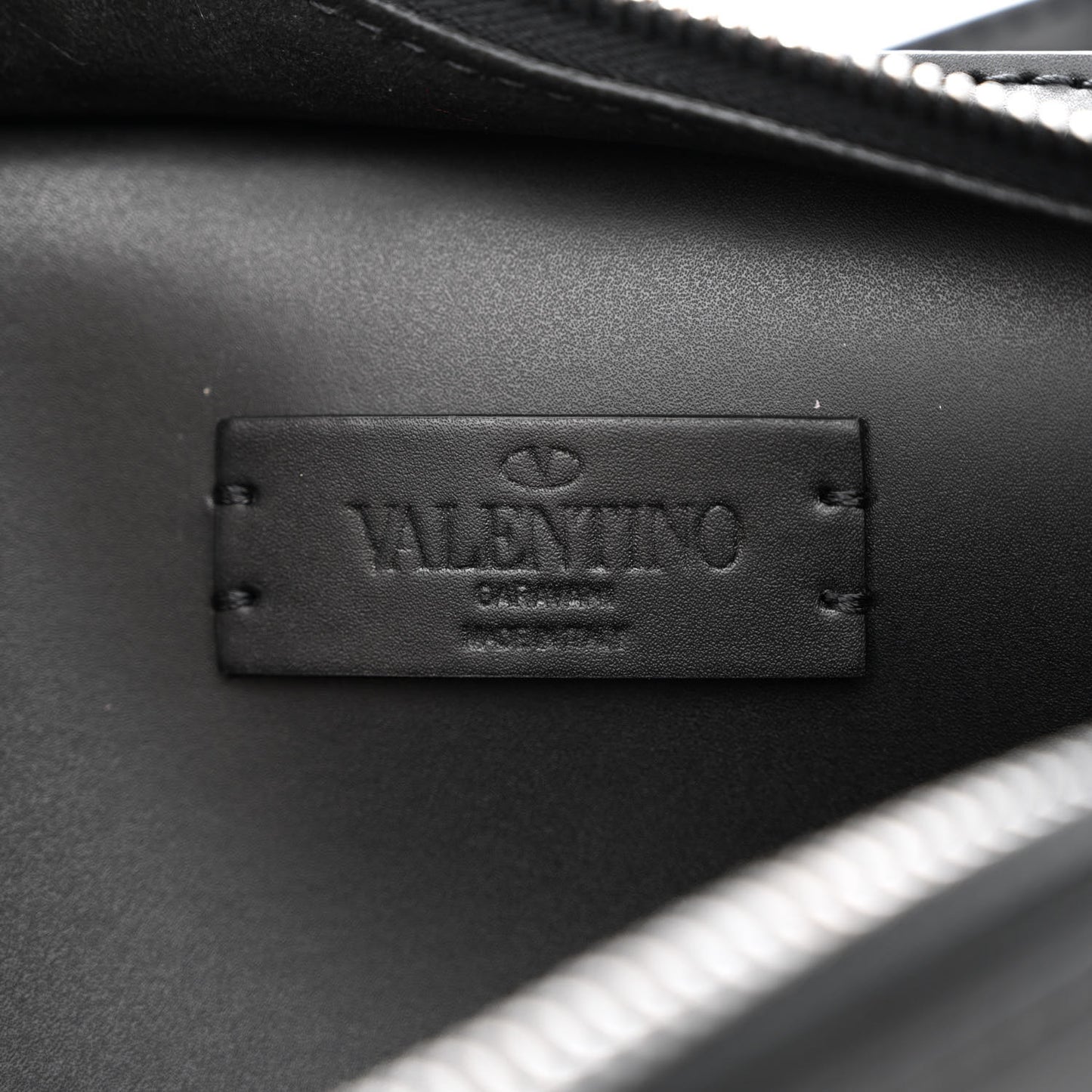 Calfskin VLTN Belt Bag Black