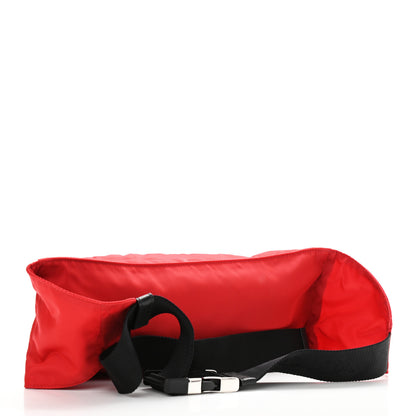Prada Tessuto Nylon Montagna Belt Bag Red 3 of 11