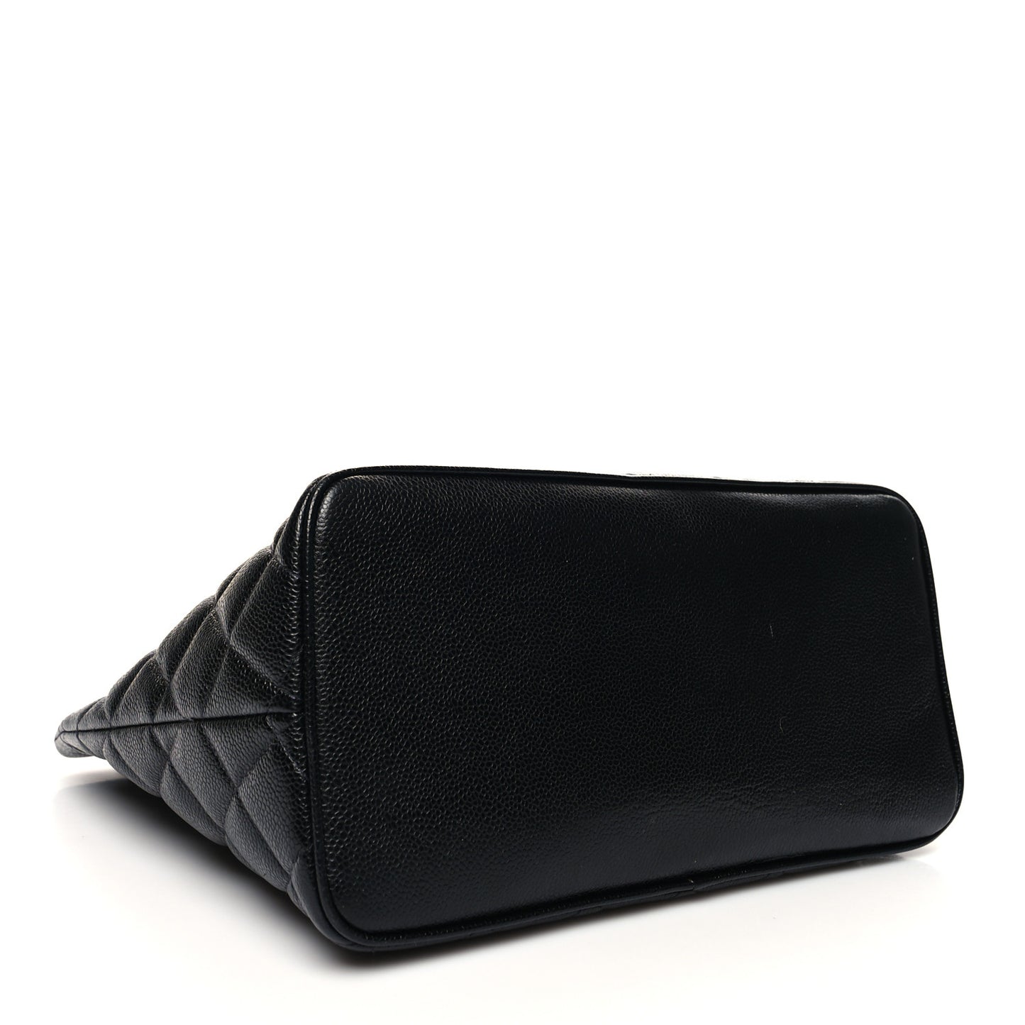 Caviar Quilted Medallion Tote Black