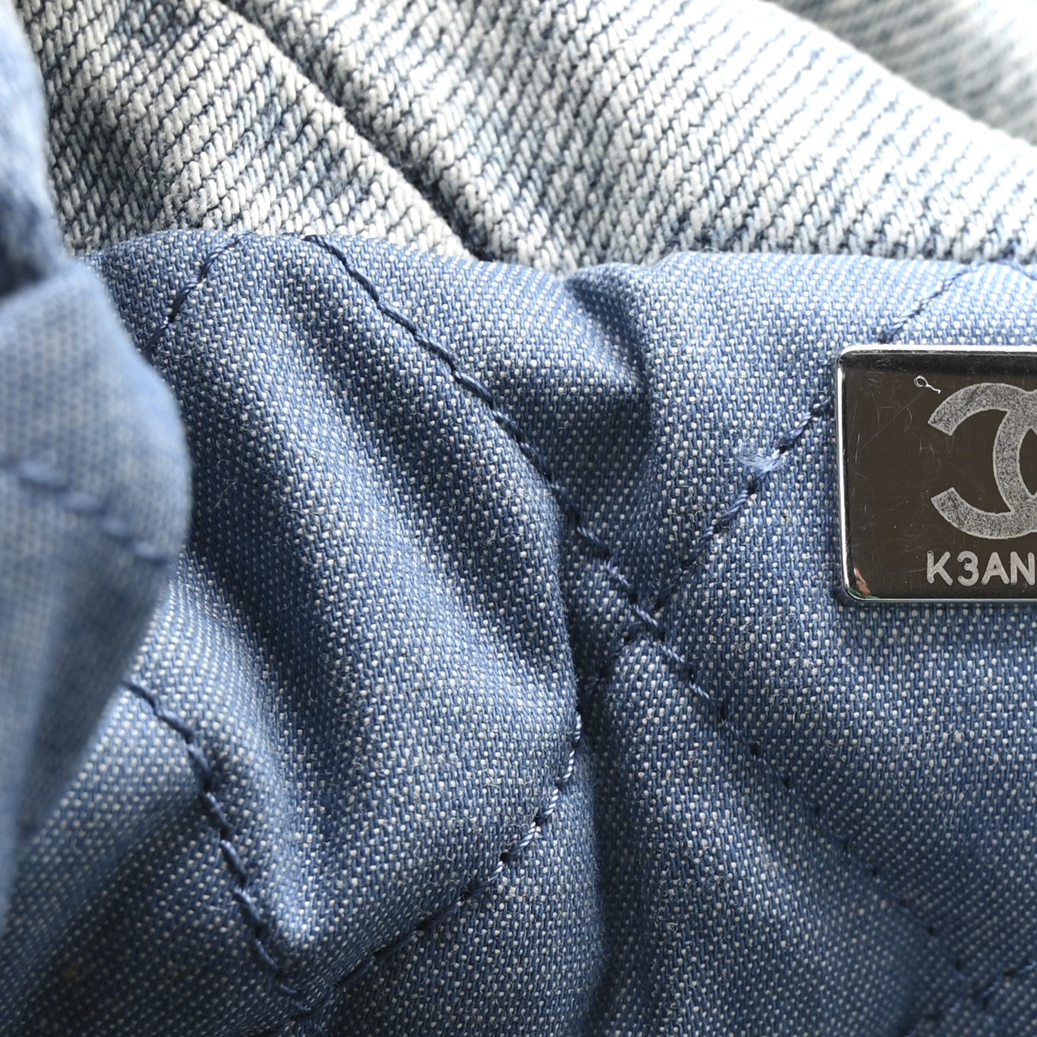 Chanel Denim Quilted Chanel 22 Blue 8 of 11