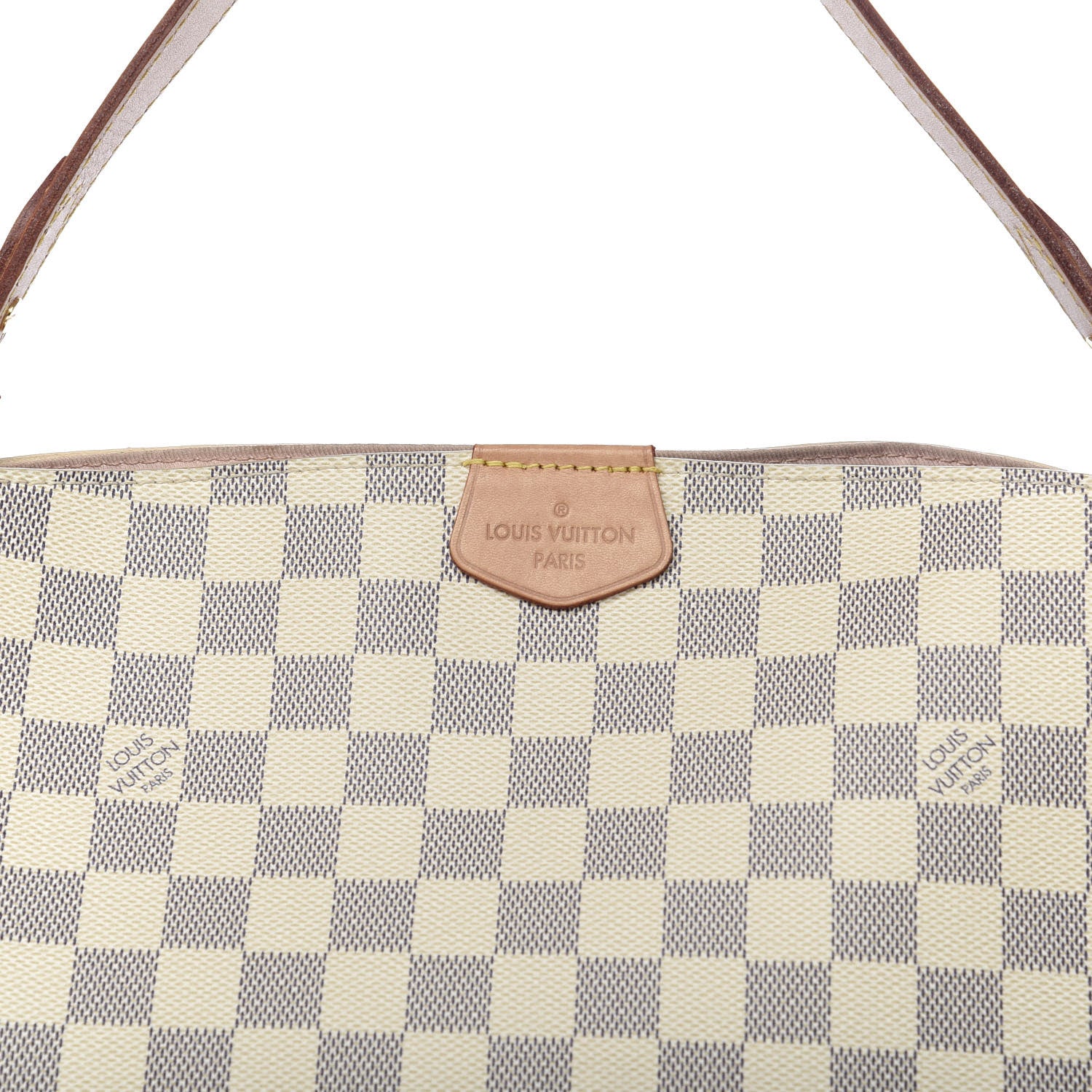 Louis Vuitton Damier Azur Graceful PM Rose Ballerine 11 of 12