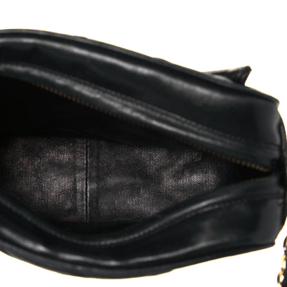 Chanel Lambskin Quilted Tassel Camera Case Black 5 of 18