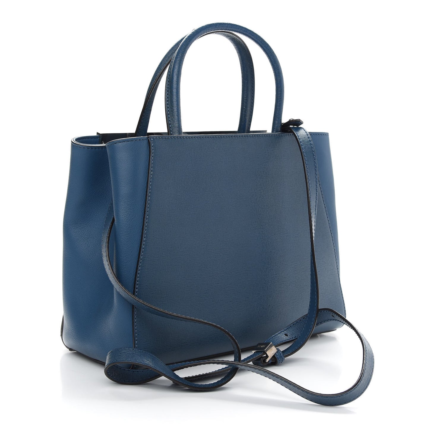 Vitello Elite Petite 2Jours Tote Blue Cobalto