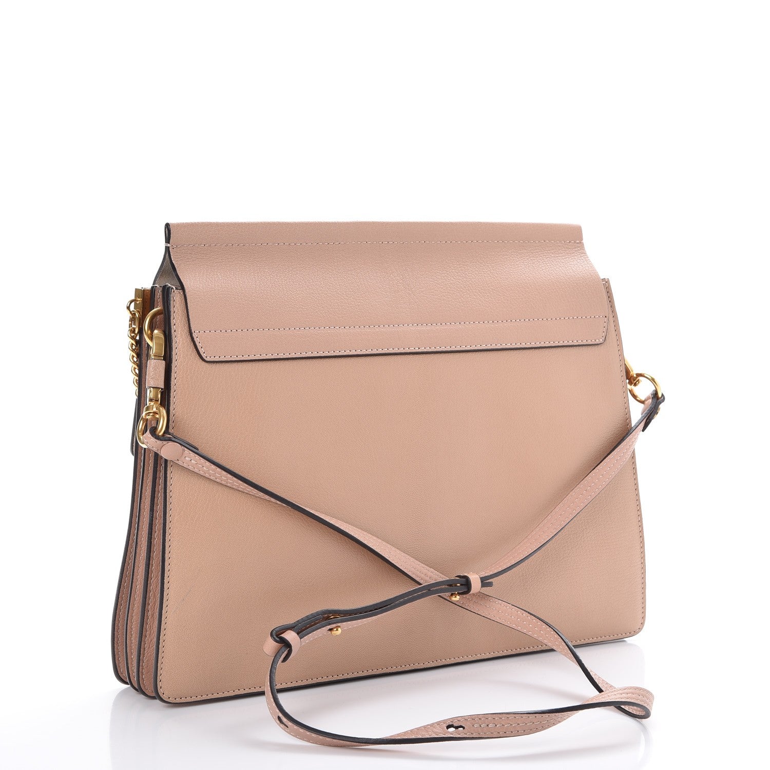 Chloe Calfskin Medium Faye Shoulder Bag Biscotti Beige 3 of 7