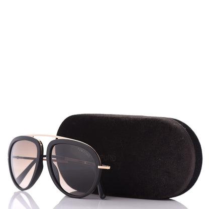 Tom Ford Stacy Aviator Sunglasses TF452 Black 7 of 7