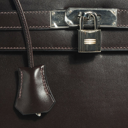 Hermes Box Kelly Sellier 28 Chocolate 9 of 20