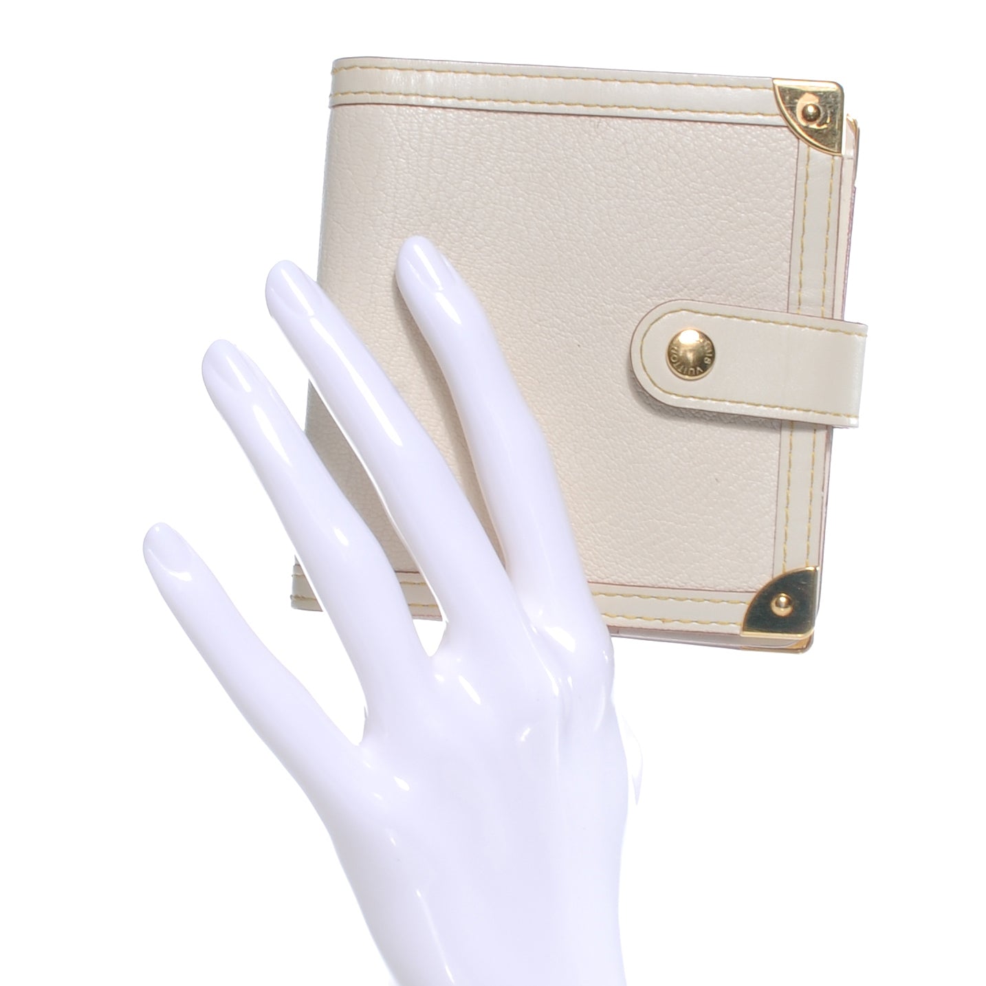 Louis Vuitton Suhali Compact Zipped Wallet White 2 of 7
