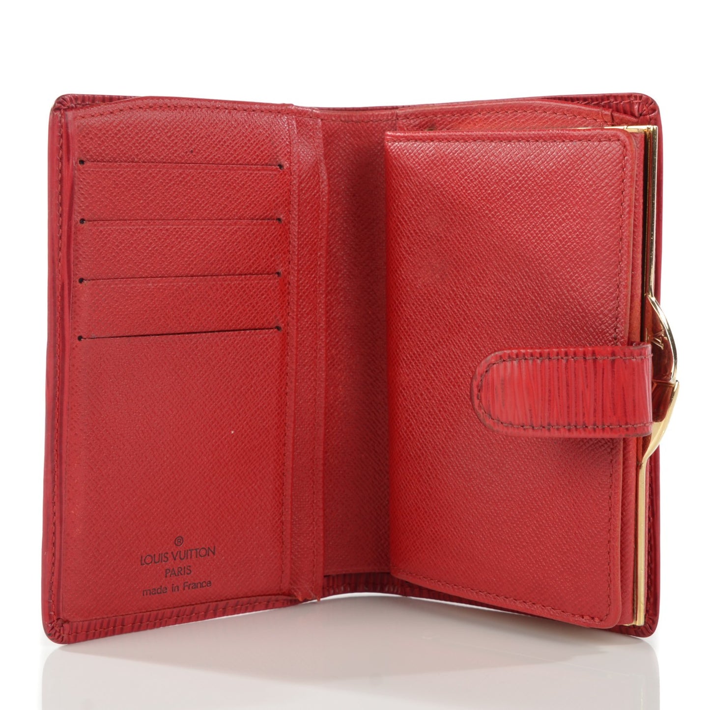Epi French Purse Wallet Rouge